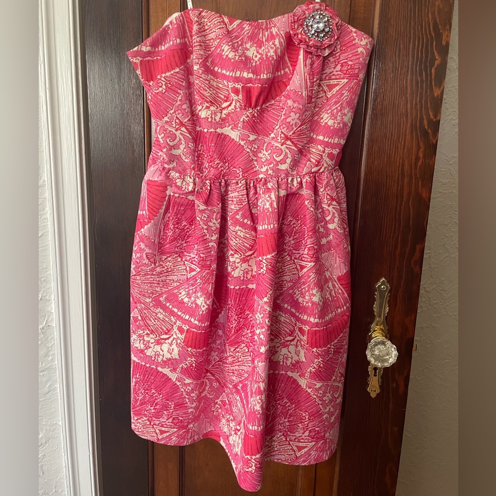Lilly Pilitzer Pink Floral Dress